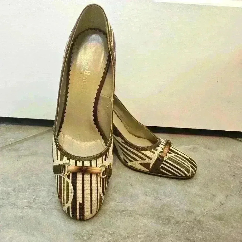 Franco Barbieri Italian Leather Pumps Womens Size 8